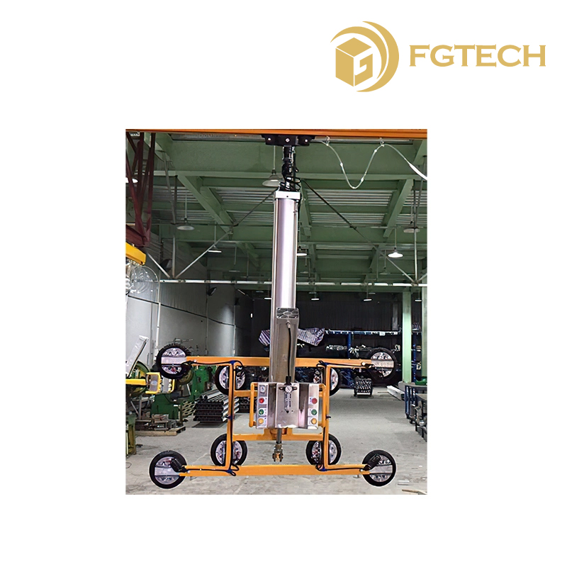 Full Pneumatic Drive Plate Manipulator with Pneumatic Glass Movement